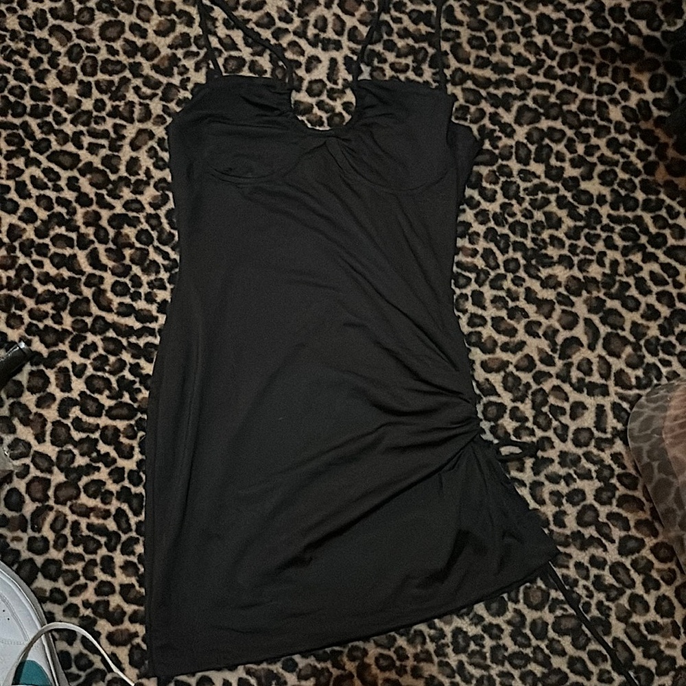 Short cute black dress size 6 junior